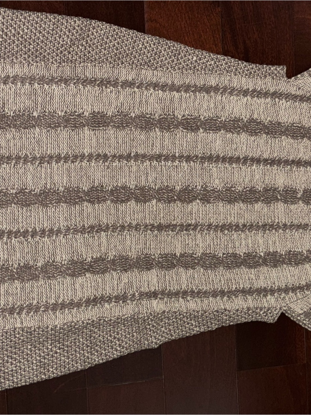 Style & Co. Knit Cardigan Vest in Taupe Heather - Picture 4 of 4